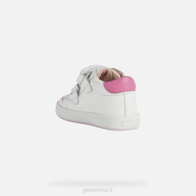 biglia baby FX0W1524 bianco/fucsia Geox