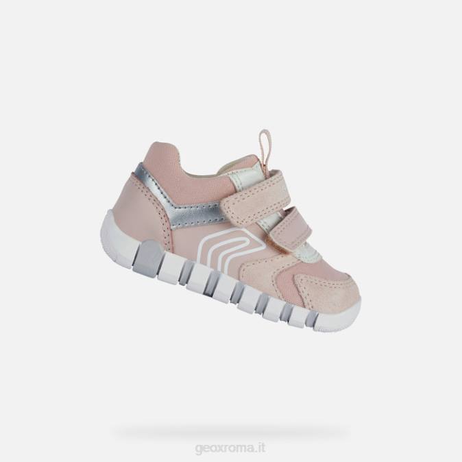 iupidoo bambina FX0W1432 rosa chiaro/bianco Geox