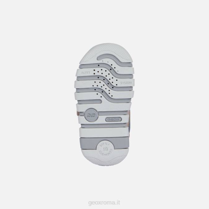 iupidoo bambina FX0W1432 rosa chiaro/bianco Geox