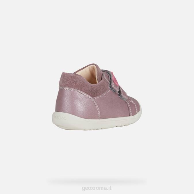 macchia bambina FX0W1545 rosa scuro Geox