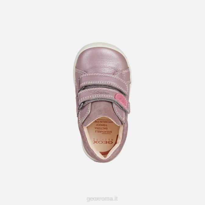 macchia bambina FX0W1545 rosa scuro Geox