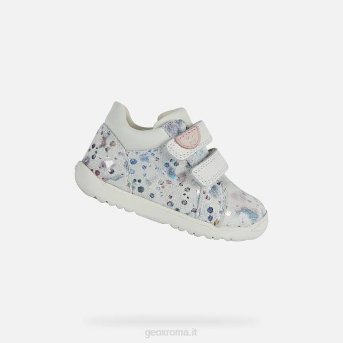 macchia bambina FX0W1585 bianco Geox