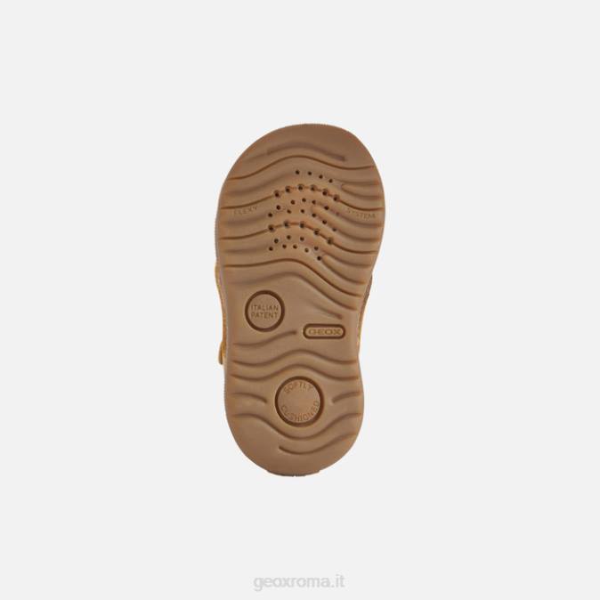 sandalo macchia baby FX0W1616 giallo ocra Geox