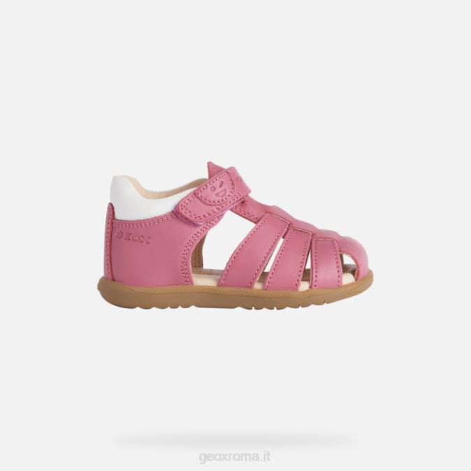 sandalo macchia bambina FX0W1625 fucsia/bianco Geox