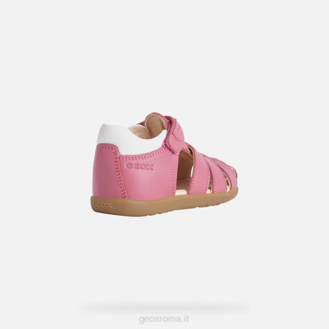 sandalo macchia bambina FX0W1625 fucsia/bianco Geox