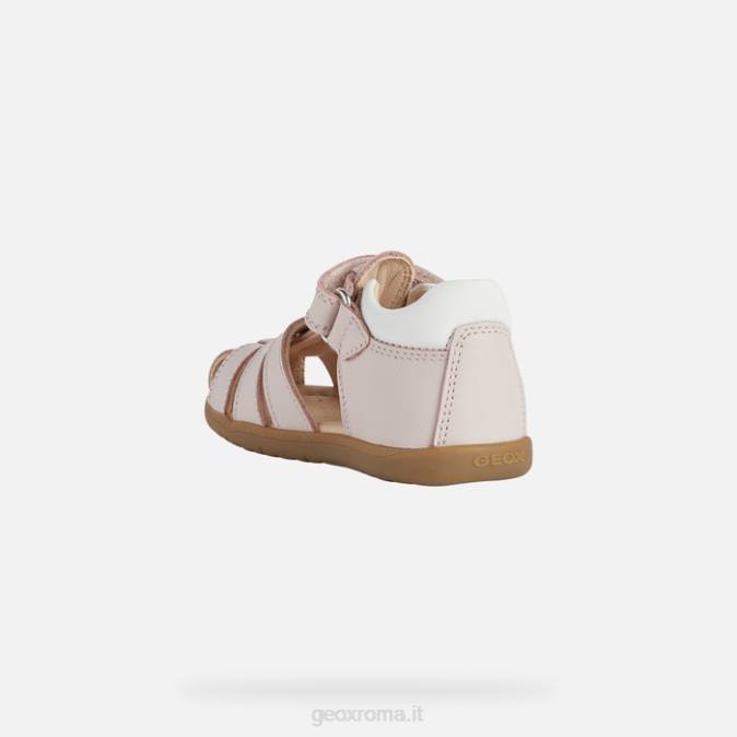 sandalo macchia bambina FX0W1626 rosa chiaro Geox
