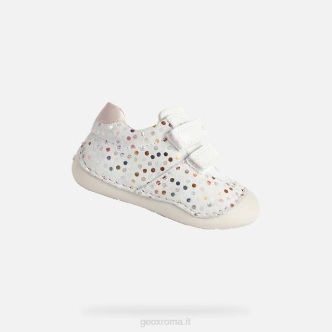 tutim bambino FX0W1613 bianco/rosa chiaro Geox