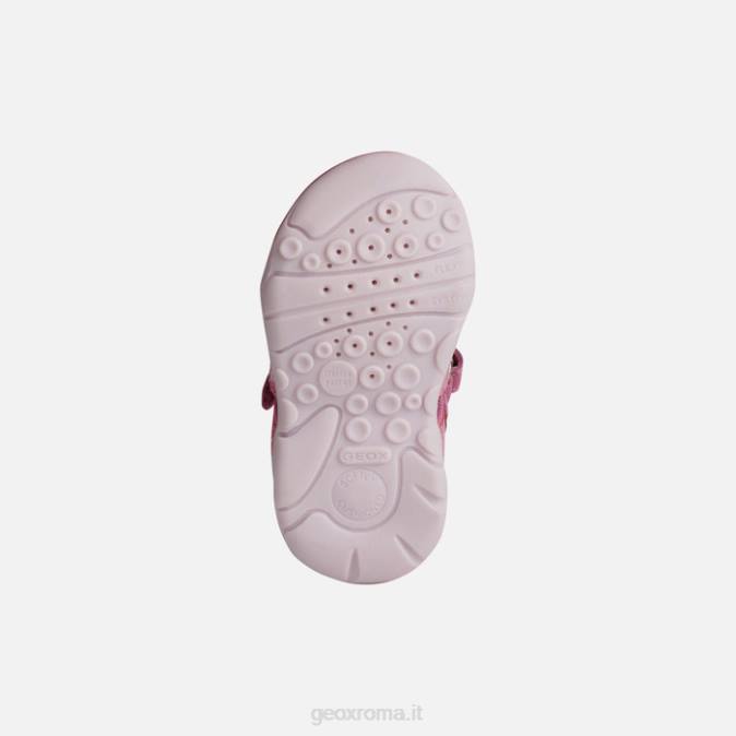 sandalo agasim bambino FX0W1513 fucsia/rosa Geox