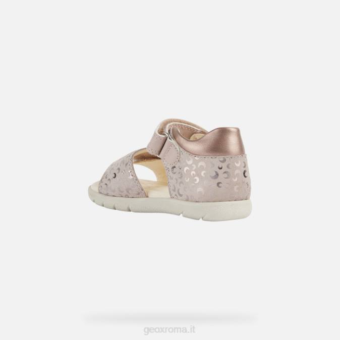 sandalo tutto bambino FX0W1600 rosa chiaro Geox