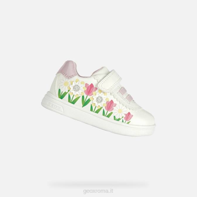 bambino djrock FX0W2010 bianco/multicolore Geox