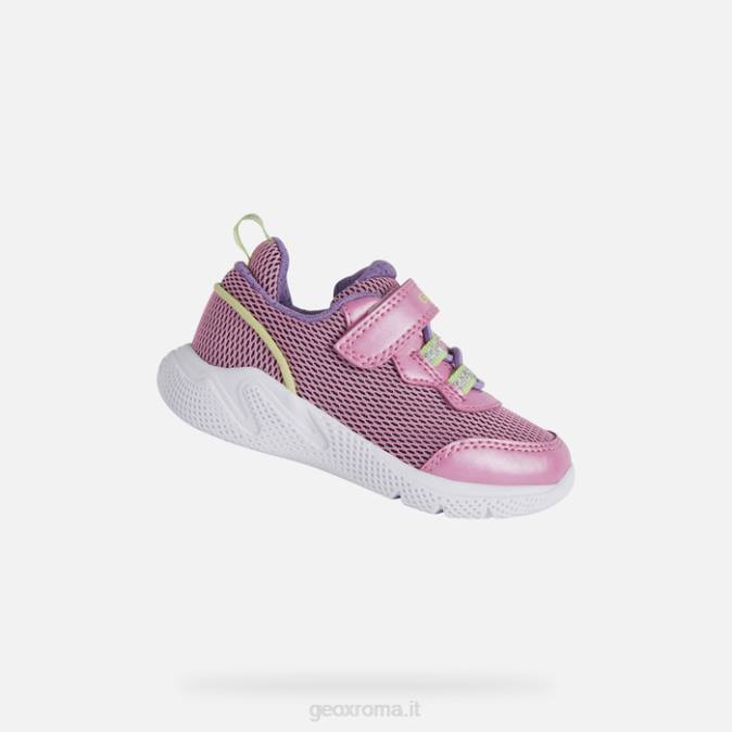 sprintye baby FX0W1438 fucsia/verde acido Geox