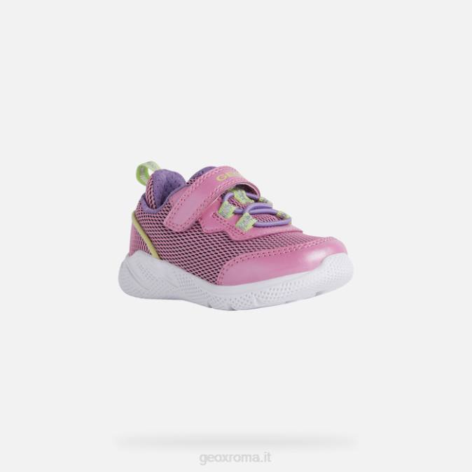 sprintye baby FX0W1438 fucsia/verde acido Geox