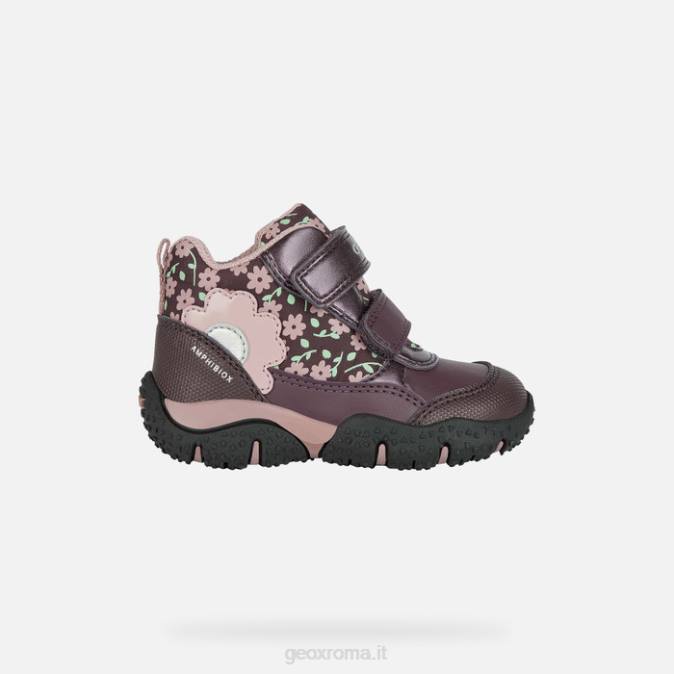 bambino abx baltico FX0W1482 prugna/rosa scuro Geox