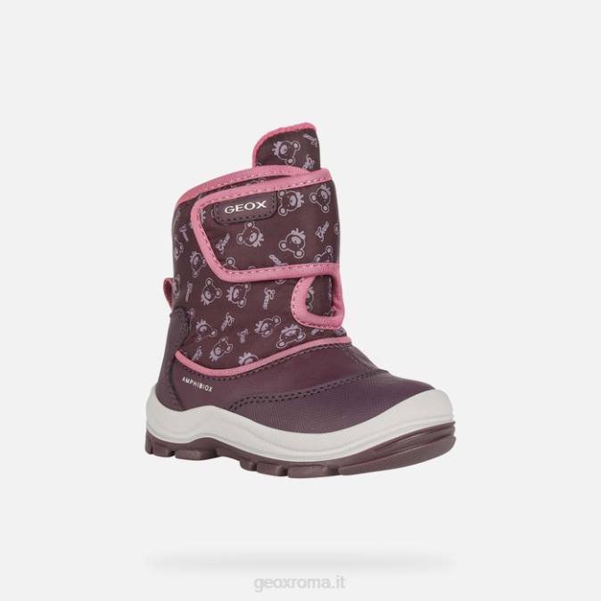 flanfil abx bambino FX0W1512 prugna/fucsia scuro Geox