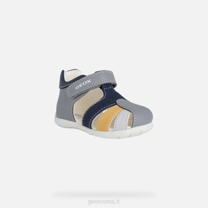 bambino eltano FX0W1483 grigio/blu Geox