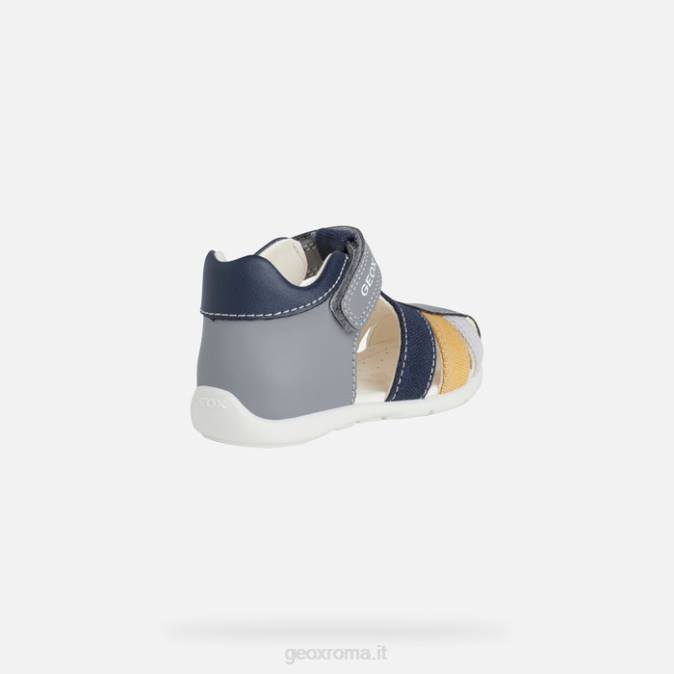 bambino eltano FX0W1483 grigio/blu Geox