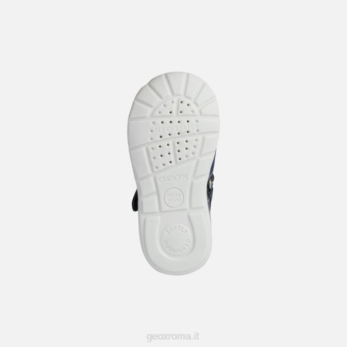 bambino eltano FX0W1484 blu scuro/rosso Geox