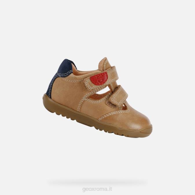 bambino macchia FX0W1590 caramello/blu marino Geox