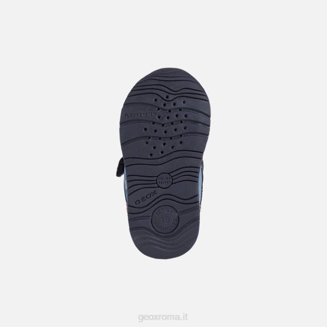 rishon bambino FX0W1615 blu scuro/rosso scuro Geox