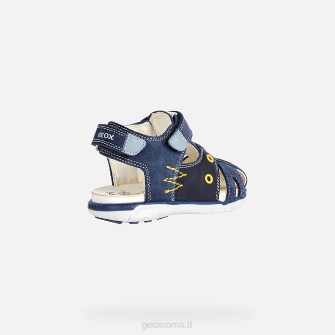 sandalo delhi bambino FX0W1566 Marina Militare Geox