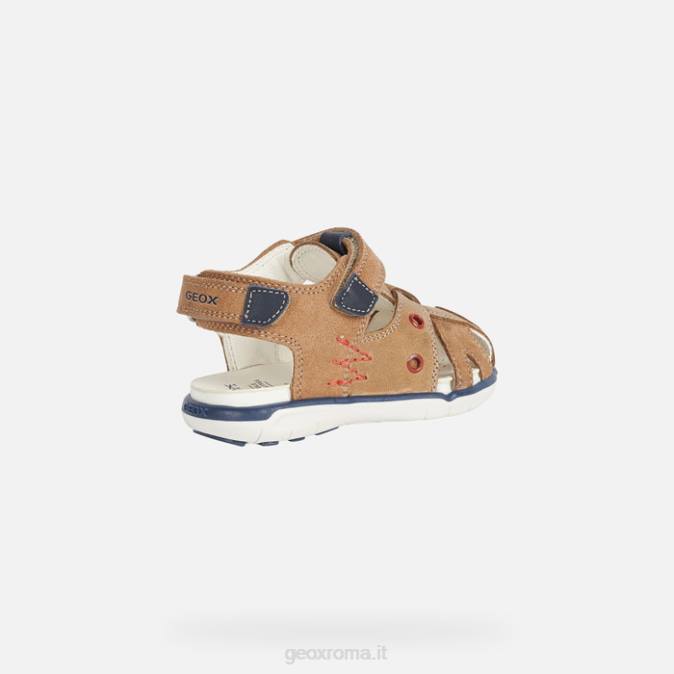 sandalo delhi bambino FX0W1598 caramello Geox