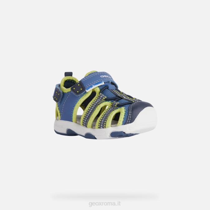 sandalo multi bambino FX0W1433 azzurro/lime Geox