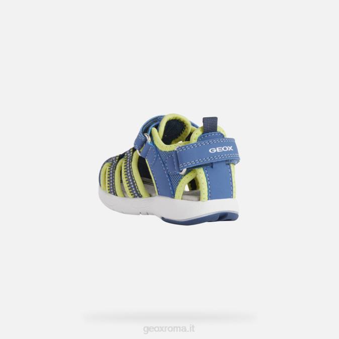 sandalo multi bambino FX0W1433 azzurro/lime Geox