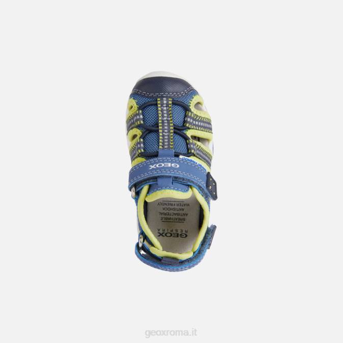 sandalo multi bambino FX0W1433 azzurro/lime Geox