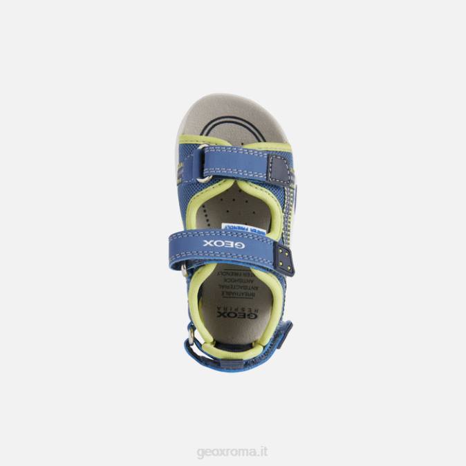 sandalo multi bambino FX0W1495 azzurro/lime Geox