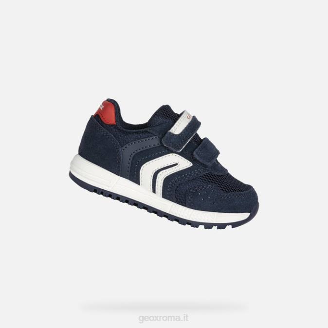 bambino alben FX0W1452 blu marino/bianco Geox