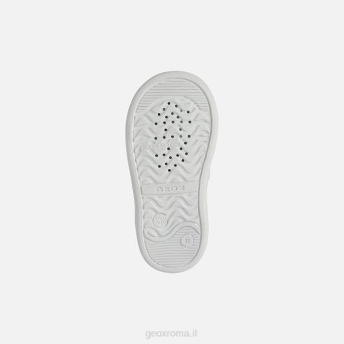 bambino djrock FX0W1579 bianco rosso Geox