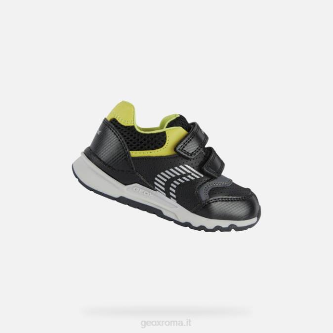 piripo bambino FX0W1493 nero/verde lime Geox