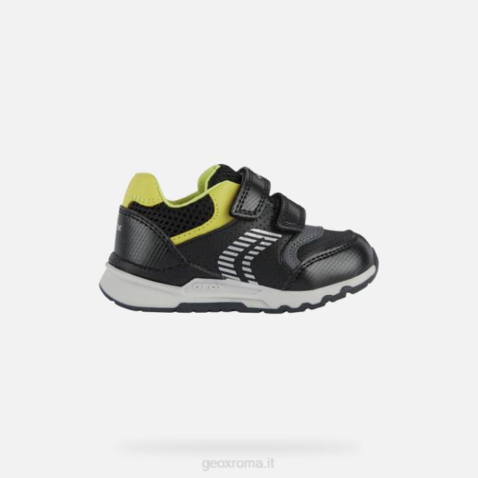 piripo bambino FX0W1493 nero/verde lime Geox