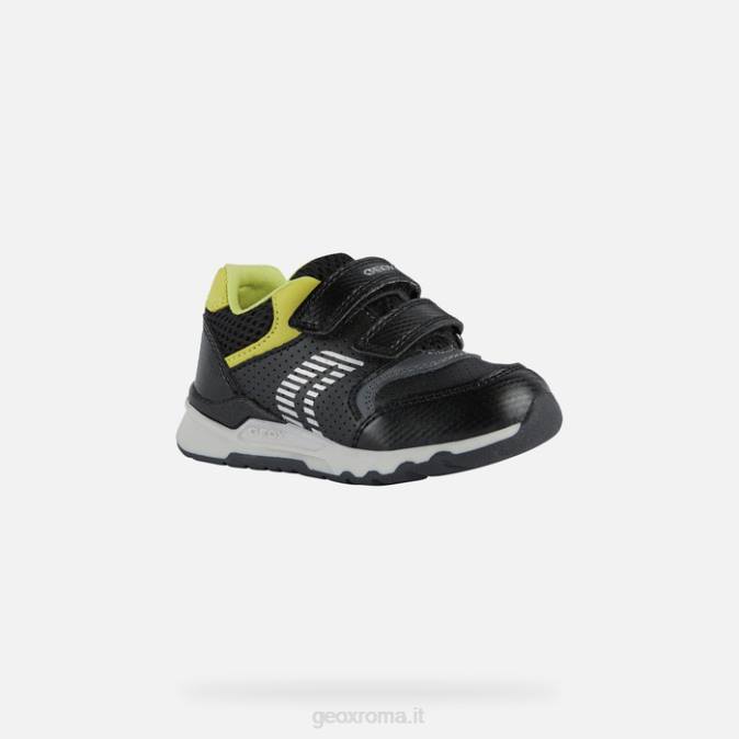 piripo bambino FX0W1493 nero/verde lime Geox