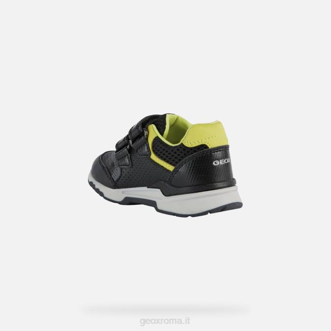 piripo bambino FX0W1493 nero/verde lime Geox