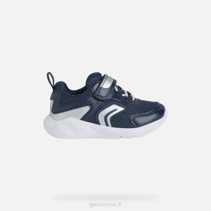 sprintye baby FX0W1527 argento navy/dk Geox