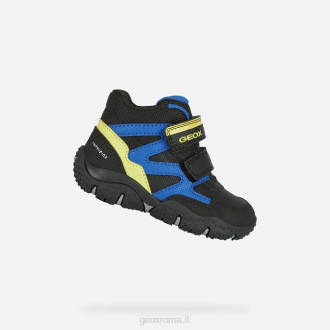 bambino abx baltico FX0W1568 nero/lime Geox