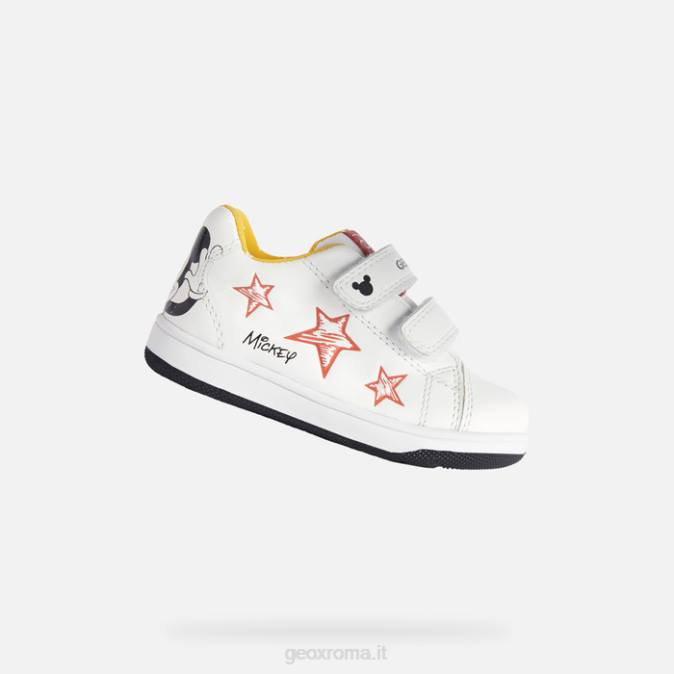 nuovo film bambino FX0W1506 bianco nero Geox