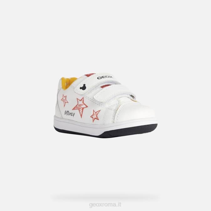 nuovo film bambino FX0W1506 bianco nero Geox