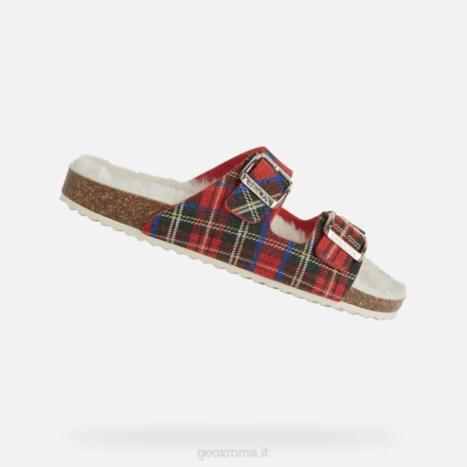 brionia donna FX0W61 rosso scuro/rosso Geox