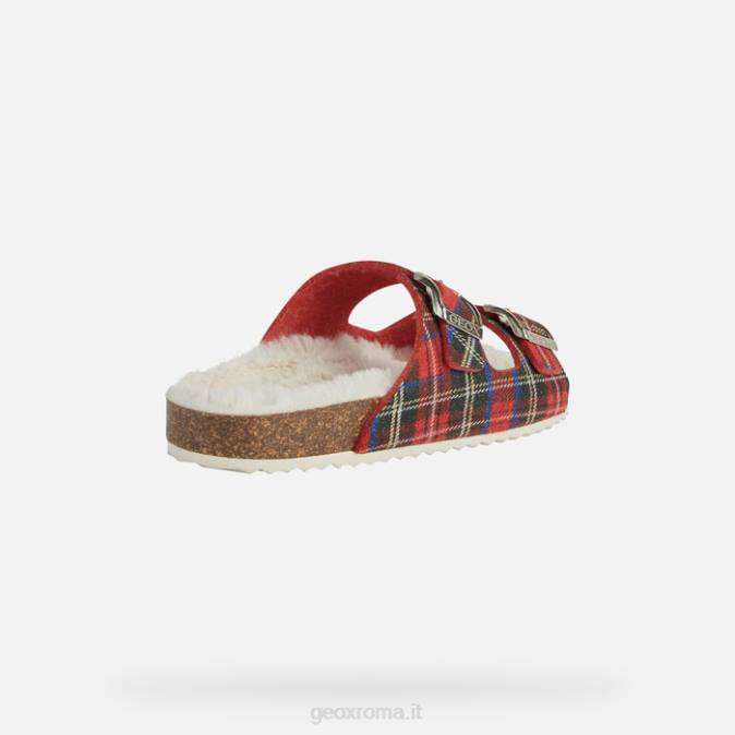 brionia donna FX0W61 rosso scuro/rosso Geox