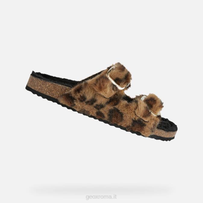 brionia donna FX0W69 cammello Geox