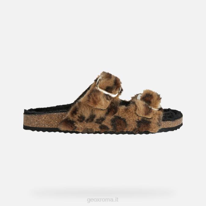 brionia donna FX0W69 cammello Geox