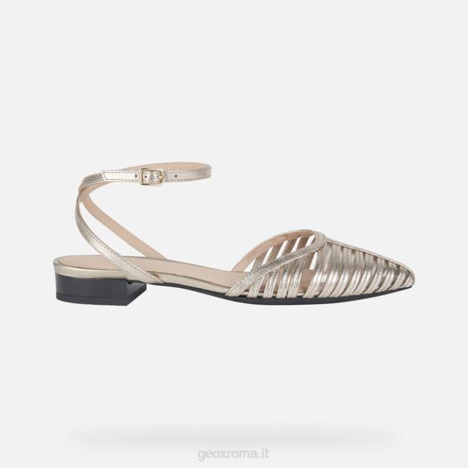 donna carissa FX0W431 Champagne Geox