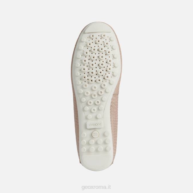 donna leeliana FX0W468 pelle scura/bianco sporco Geox