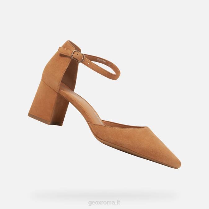 donna bigliana FX0W283 cammello Geox