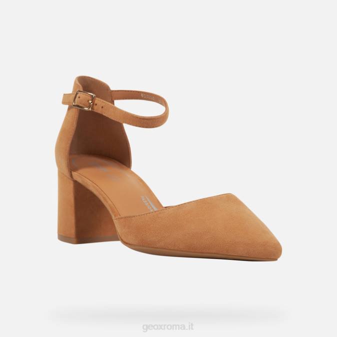 donna bigliana FX0W283 cammello Geox
