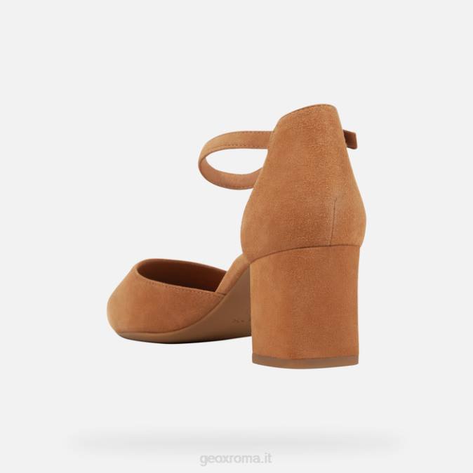 donna bigliana FX0W283 cammello Geox