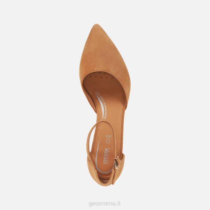 donna bigliana FX0W283 cammello Geox