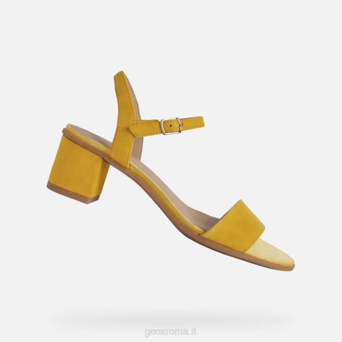 aurely 50 donna FX0W1 giallo scuro Geox